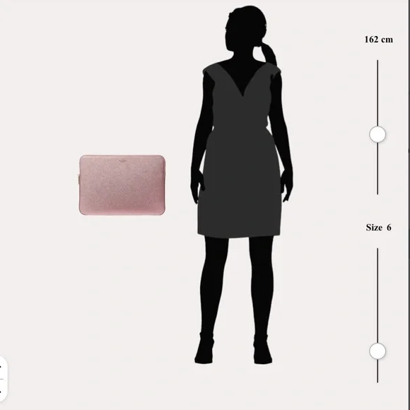 - Kate Spade Glimmer Laptop Sleeve Glitter Print - Picture 4 of 5